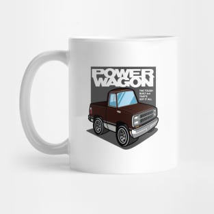 Dark Brown Sunfire - Power Wagon (1980 - White-Based) Mug